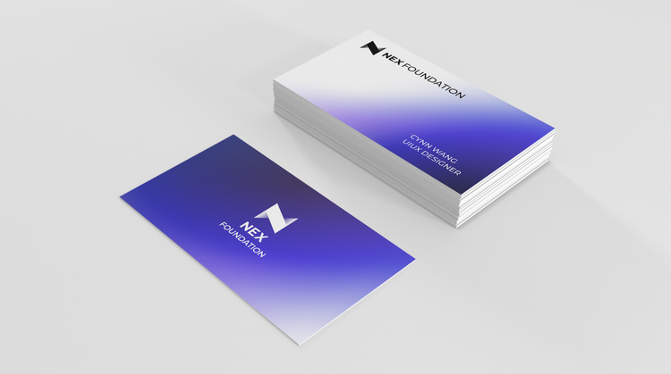 nex branding redesign: logo iteration process